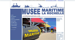 Desktop Screenshot of museemaritimelarochelle.fr