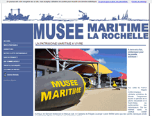 Tablet Screenshot of museemaritimelarochelle.fr
